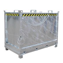 Bodemklepcontainer Bauer Verzinkt 2000 Liter