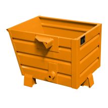 Stapelbare Kantelbak Bauer Staal Oranje 300 Liter