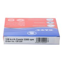 Tachograafschijven HAUG 125 km/h - 24uur Combi / 3300 rpm Toerenschijf
