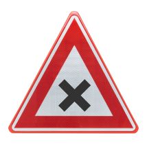 Verkeersbord RVV J08 Gevaarlijk kruispunt 90 cm
