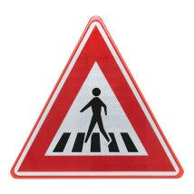 Verkeersbord RVV J22 Waarschuwing oversteekplaats 90 cm