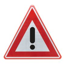 Verkeersbord RVV J37 Waarschuwing algemeen 90 cm