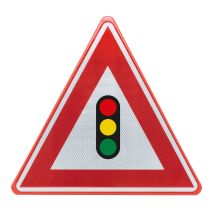 Verkeersbord RVV J32 Waarschuwing verkeerslichten 70 cm