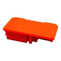 Afsluitdop Bumper Links Dhollandia Aluminium 100x50mm 