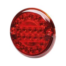 LED Mistlamp Hella Rond 12/24V Rood ∅140 mm