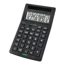 Rekenmachine ECO Zonne-Energie Zwart Desq Knoppen