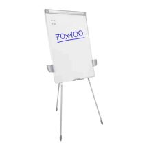 Flipchart magnetisch papierklem en 2 uitschuifbare armen 107 x 75 cm