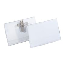 Naambadge Durable met Klem 54x90 mm - 50 stuks
