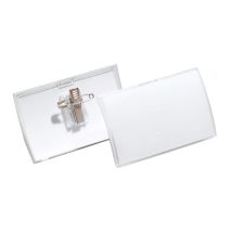 Naambadge Durable met Klem 40x75 mm - 25 stuks