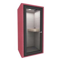 Vergaderruimte Pod Euroseats Single Zwart 1090x1000x2185 mm