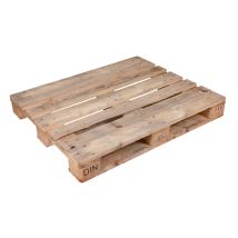 DIN Pallet 120 x 100 cm Gebruikt 7 Deklatten