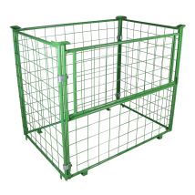 Metalen Opzetrand 80 x 120 x H100 cm met Kantelhek - Gepoedercoat