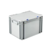 Euronorm Bak met Deksel 400x300x285 mm Grijs