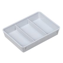 RAKO Inzetbak 3-delig 1/4 Grijs 174 x 128 x 32 mm