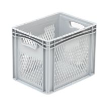 Stapelkrat Euronorm Perfo 400x300x320 mm Horeca Krat