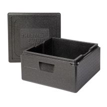 Thermobox EPP met Deksel 595x595x280 mm 62 liter Zwart