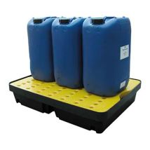 Lekbak Kunststof 60 Liter met Rooster 1000x600x180 mm 
