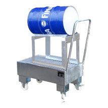 Verrijdbare Lekbak Bauer Vatenframe Verzinkt 940x500x1075 mm