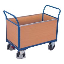 Plateauwagen 500 kg 1000x650 mm met 4 Wanden