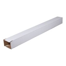 Vierkante koker 100x100x1100 mm wit