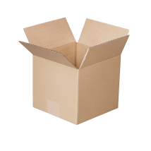 Vouwdoos FEFCO 0201 205x200x200 mm B-golf bruin nieuw