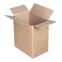 Flesverpakking doos 207 x 137 x 238 mm dubbele golf bruin