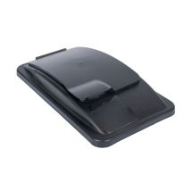 Deksel met Klep voor Afvalbak 60/87 liter Zwart