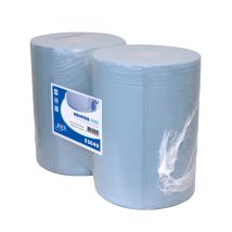 Euro Industrierol recycled blauw sterk 370 mm x 400 m