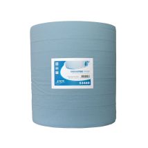 Euro Industrierol blauw recycled verlijmd sterk 370 mm x 400 m