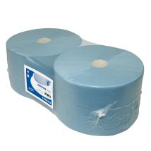 Euro Industrierol blauw cellulose verlijmd 240 mm x 380 m