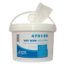 Euro Wet Wipe Handcleaner 150 doeken - Doos 4 emmers