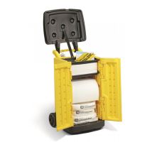 Quick-Response Spill Cart voor Olie met Hoge Zichtbaarheid