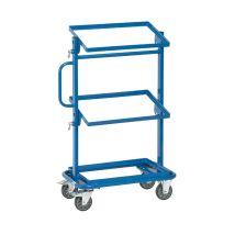 Bakkenwagen 200 kg 605x405 mm 3 Etages Open Kantelbaar