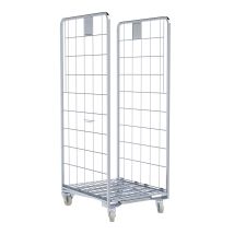 Nestbare Rolcontainer Ergo 1570 light Staal 2-zijdig - Schroefwielen Ø 108 mm