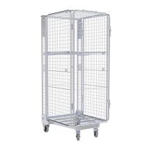 Nestbare Rolcontainer ADB 1600 Metaal 5-zijdig met hoge Plank