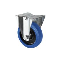 Bokwiel Ø100 mm PA/PU Blauw160 kg