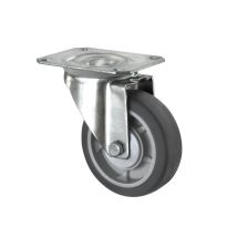 Zwenkwiel Ø100 mm PP/TPE Zwart 135 kg