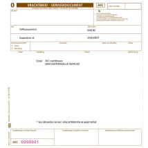 Binnenlandse vrachtbrief met indruk, beurtvaart