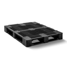 Kunststof Pallet 100 x 120 cm Nieuw Open Dek - 5 Onderlatten