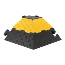 Kabelbeschermer 5 Kanalen Medium met Deksel Hoek Links 45°