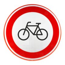 Verkeersbord RVV C14 Gesloten voor fietsers Ø 60 cm