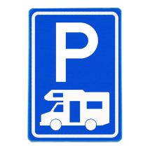 Verkeersbord RVV E08-5 Parkeerplaats campers 60 x 40 cm