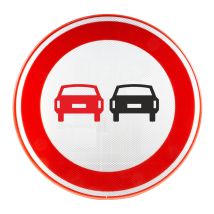 Verkeersbord RVV F01 Inhaalverbod Ø80 cm