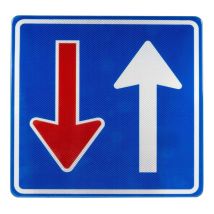 Verkeersbord RVV F06 Bestuurders moeten voorrang geven aan jou Ø80 cm