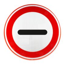 Verkeersbord RVV F10 Stop bord Ø60 cm