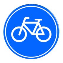 Verkeersbord RVV G11 Fietspad Ø60 cm