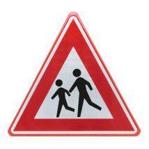 Verkeersbord RVV J21 Waarschuwing kinderen 90 cm