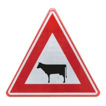 Verkeersbord RVV J28 Waarschuwing vee 90 cm