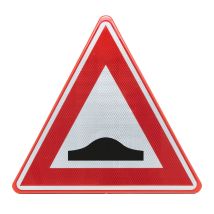 Verkeersbord RVV J38 Waarschuwing verkeersdrempel 90 cm