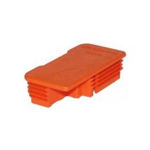 Afsluitdop Rechts Bumper Aluminium 100x50mm Dhollandia